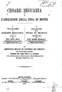 Baixar Cesare Beccaria e l’abolizione della pena de morte (Italian Edition) pdf, epub, eBook