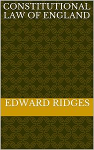 Baixar Constitutional law of England (English Edition) pdf, epub, eBook