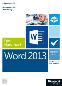 Baixar Microsoft Word 2013 – Das Handbuch: Insider-Wissen – praxisnah und kompetent (German Edition) pdf, epub, eBook