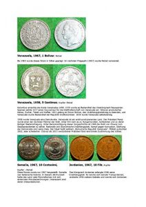 Baixar Kalenderblatt zum Jahr 1967: Zur Geschichte Venezuelas (Ein Bolivar 1967 und 5 Centimos 1958 Venezuela, 10 Centesimi 1967 Somalia und 10 Fils Jordanien 1967) (German Edition) pdf, epub, eBook