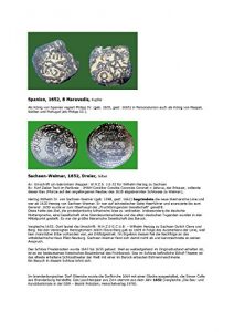 Baixar Kalenderblatt zum Jahr 1652: Geschichtlliches zu Sachsen-Weimar und 1652 (8 Maravedies Spanien und ein Dreier Sachsen-Weimar des Jahres 1652) (German Edition) pdf, epub, eBook