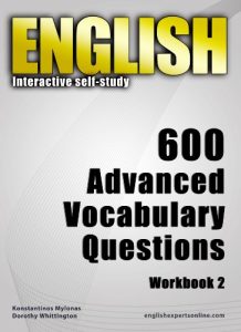 Baixar English Interactive self-study: 600 Advanced Vocabulary Questions/ Workbook 2 – A powerful method to learn the vocabulary you need. (English Edition) pdf, epub, eBook