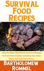 Baixar Survival Food Recipes: Easy-To-Make Nutritious Survival Recipes To Feed Your Family And Keep You Alive When The Grid Goes Down (English Edition) pdf, epub, eBook