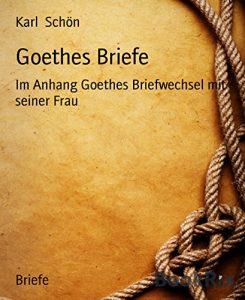Baixar Goethes Briefe: Im Anhang Goethes Briefwechsel mit seiner Frau (German Edition) pdf, epub, eBook