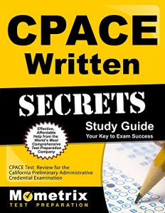 Baixar CPACE Written Secrets Study Guide: CPACE Test Review for the California Preliminary Administrative Credential Examination (English Edition) pdf, epub, eBook