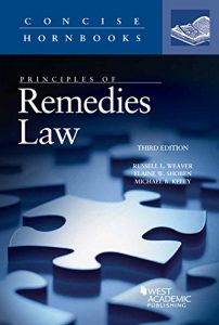 Baixar Principles of Remedies Law (Concise Hornbook Series) pdf, epub, eBook