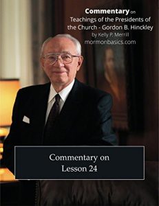 Baixar 2017 Commentary on Lesson 24 – Gordon B. Hinckley (English Edition) pdf, epub, eBook