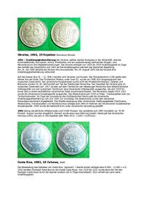 Baixar Kalenderblatt zum Jahr 1992: Zur Geschichte der Ukraine und Costa Ricas (25 Kopeken der Ukraine und 10 Colones von Costa Rica des Jahres 1992) (German Edition) pdf, epub, eBook