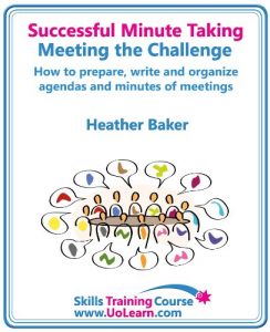 Baixar Successful Minute Taking and Writing – How to Prepare, Organize and Write Minutes of Meetings and Agendas – Learn to Take Notes and Write Minutes of Meetings … Role as the Minute Taker (English Edition) pdf, epub, eBook