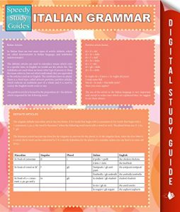 Baixar Italian Grammar (Speedy Study Guides): Speedy Pamphlets pdf, epub, eBook