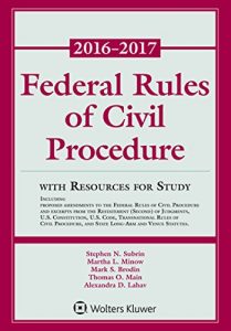 Baixar Federal Rules of  Civil Procedure: 2016-2017 Statutory Supplement with Resources for Study (Supplements) pdf, epub, eBook