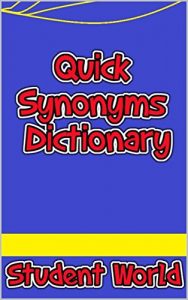 Baixar Quick Synonyms Dictionary (English Edition) pdf, epub, eBook