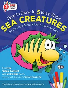 Baixar Sea Creatures: How to Draw Sea Creatures, Drawing Book for Children and Adults: Drawing Books for Beginners (Drawing techniques and activity books for children 4) (English Edition) pdf, epub, eBook