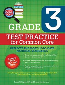 Baixar Barron’s Core Focus Grade 3: Test Practice for Common Core pdf, epub, eBook