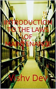 Baixar INTRODUCTION TO THE LAWS OF MAINTENANCE: Vishv Dev (English Edition) pdf, epub, eBook