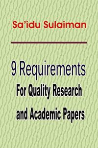 Baixar 9 Requirements for Quality Research   and Academic Papers (English Edition) pdf, epub, eBook