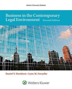 Baixar Business in the Contemporary Legal Environment (Aspen College Series) pdf, epub, eBook