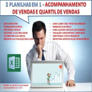 Baixar 2 Planilhas em 1 – Controle de Vendas + Quartil de Vendas pdf, epub, eBook