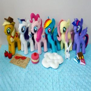 Baixar Combo com 7 Moldes My Little Pony em feltro pdf, epub, eBook