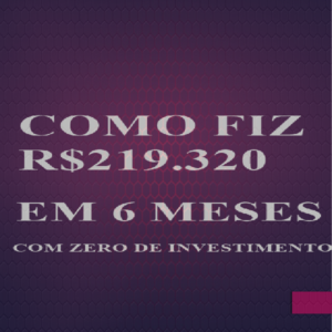 Baixar COMO FIZ R$219.320 EM 6 MESES COM ZERO DE INVESTIMENTO pdf, epub, eBook