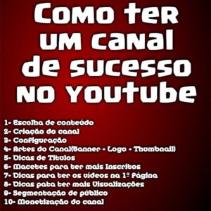 Baixar Curso Como Ter um canal de SUCESSO no Youtube pdf, epub, eBook