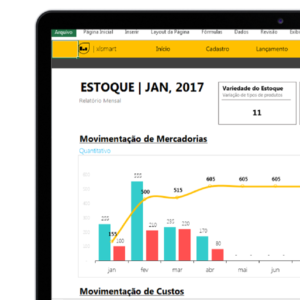 Baixar Planilha inteligente de Controle de Estoque pdf, epub, eBook