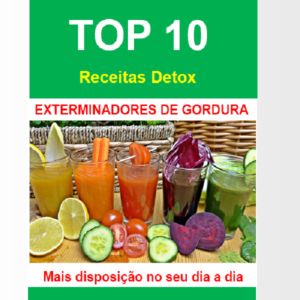Baixar TOP 10 Receitas Detox Emagrecedores pdf, epub, eBook